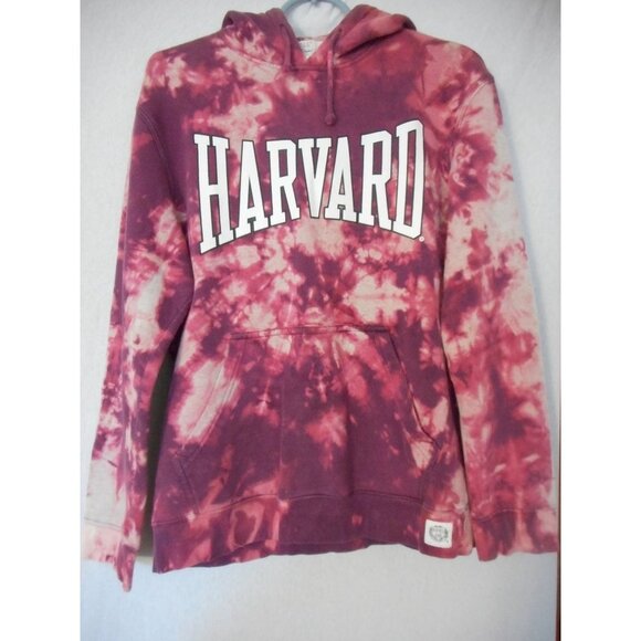 H & M Tops - Purple Tie Dye Harvard Hoodie Sweatshirt Sz M